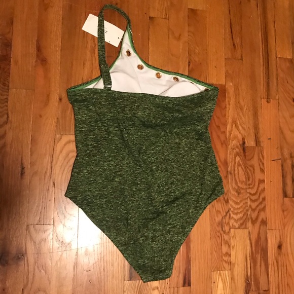 One side strap One piece Bathing suit - Picture 2 of 4